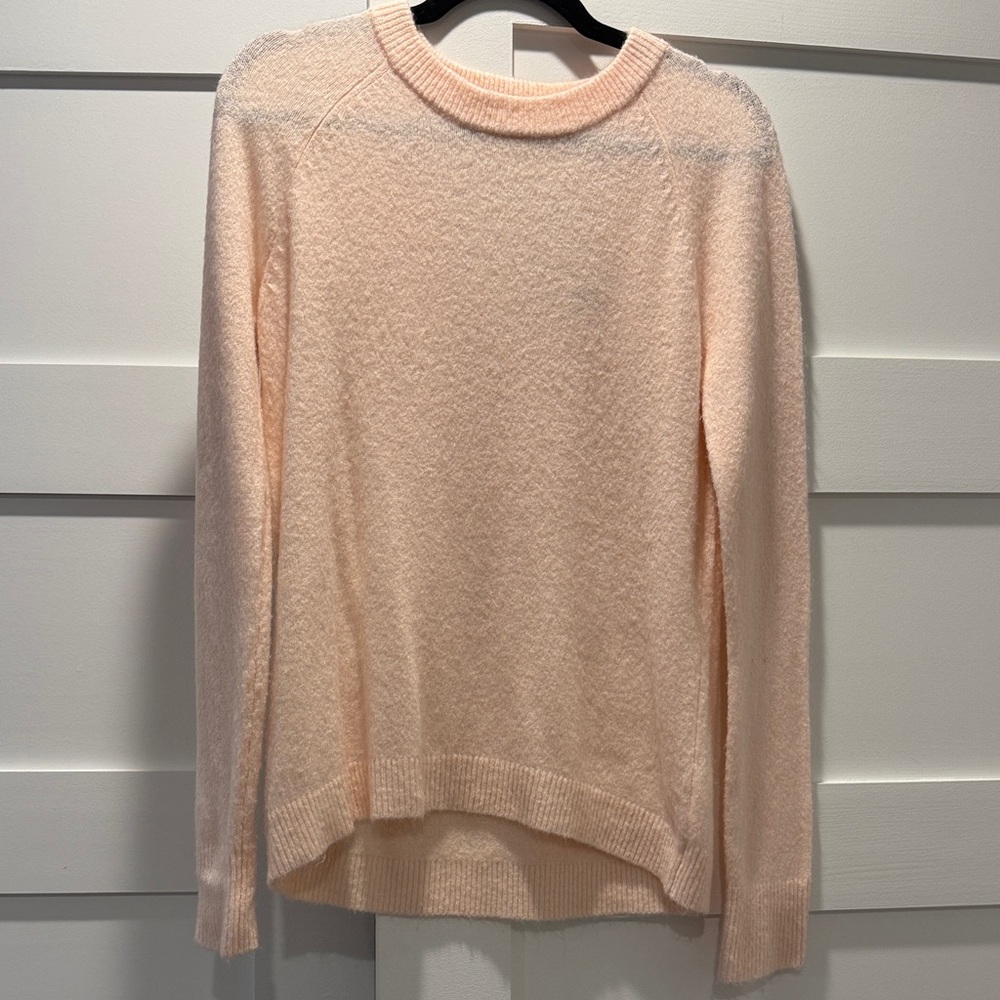 LOFT Women's Soft Pink Sweater w/cut out